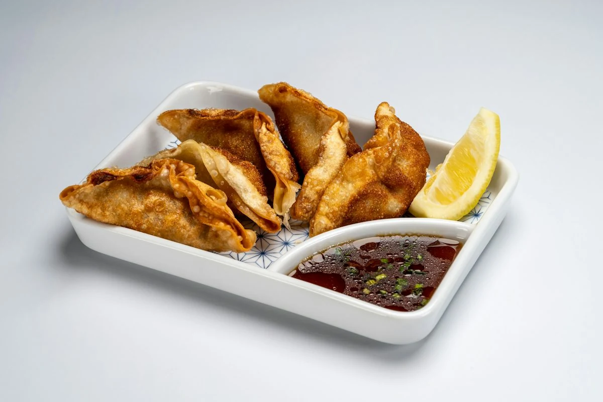 RAKKAN crispy pork gyoza